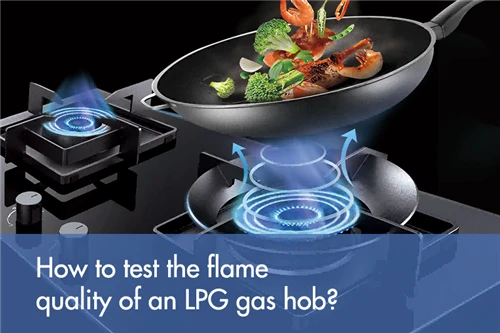 LPG 가스레인지의 불꽃 품질을 어떻게 테스트하나요?
